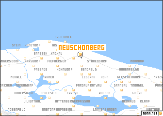 map of Neu Schönberg