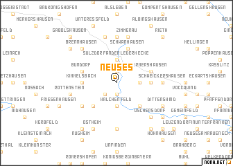 map of Neuses