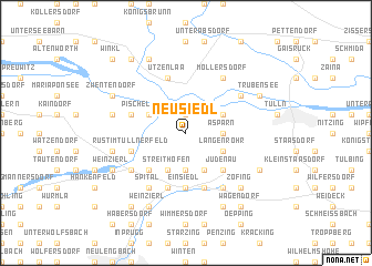 map of Neusiedl