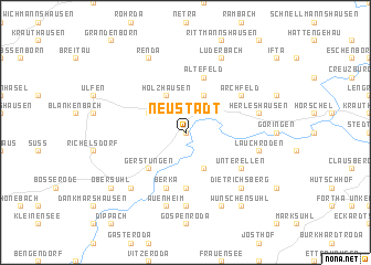 map of Neustädt