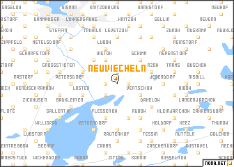 map of Neu Viecheln