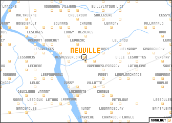 map of Neuville