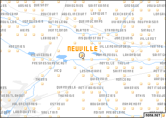 map of Neuville