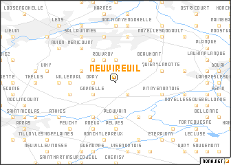 map of Neuvireuil