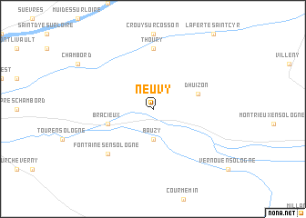 map of Neuvy