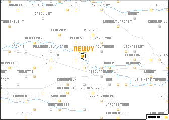 map of Neuvy