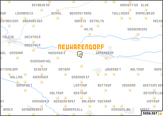 map of Neu Warendorf