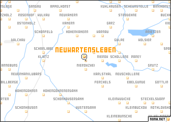 map of Neuwartensleben