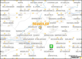 map of Neuweiler