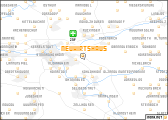 map of Neuwirtshaus