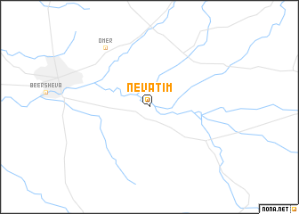 map of Nevatim