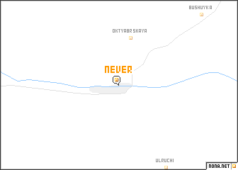 map of Never