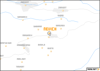 map of Nevich