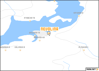 map of Nevolina