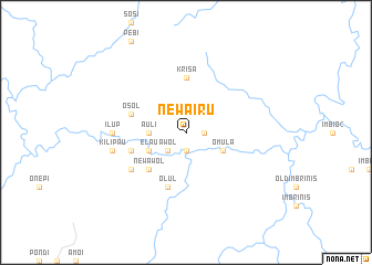 map of New Airu