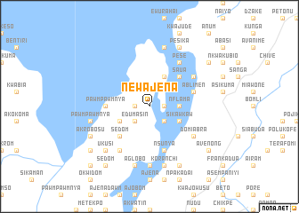 map of New Ajena