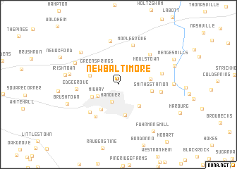 map of New Baltimore