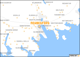 map of New Bedford