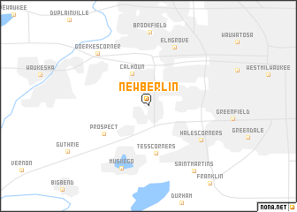 map of New Berlin