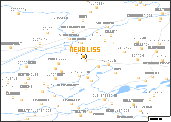 map of Newbliss