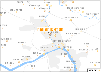 map of New Brighton
