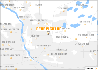 map of New Brighton