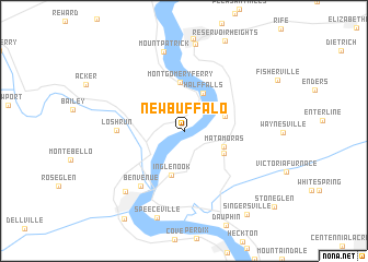 map of New Buffalo