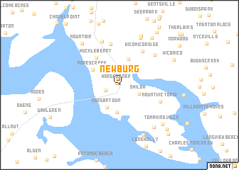 map of Newburg