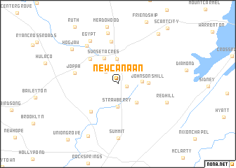 map of New Canaan
