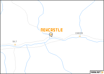 map of New Castle