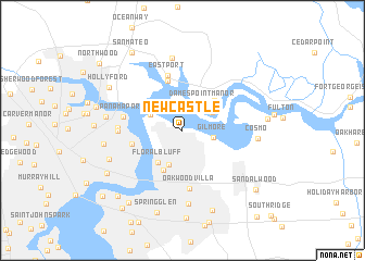 map of Newcastle