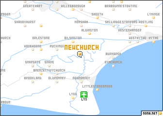 map of Newchurch