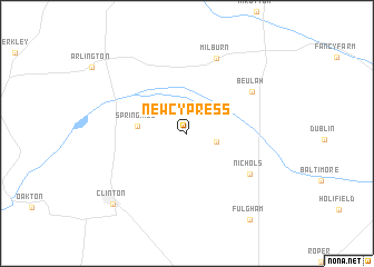 map of New Cypress