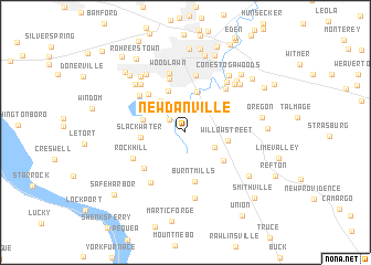 map of New Danville