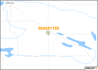 map of New Dayton