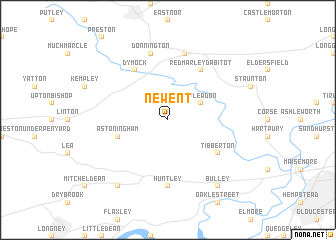 map of Newent