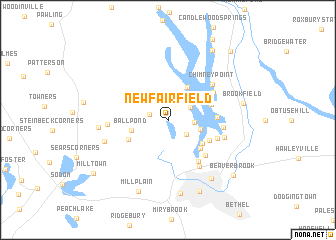 map of New Fairfield