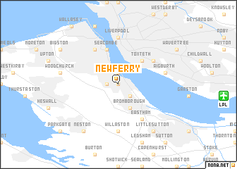 map of New Ferry