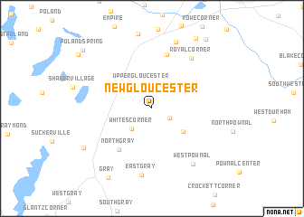 map of New Gloucester