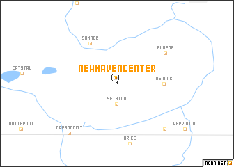 map of New Haven Center