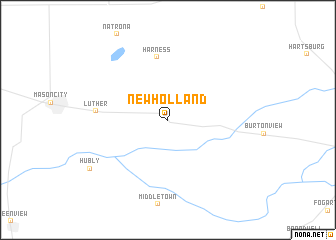 map of New Holland