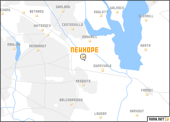 map of New Hope