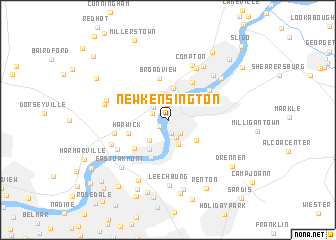 map of New Kensington