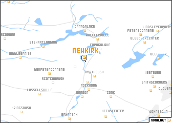 map of Newkirk