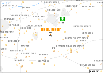 map of New Lisbon
