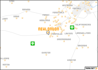 map of New London