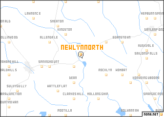 map of Newlyn North