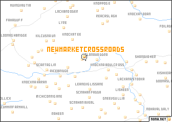 map of Newmarket Cross Roads