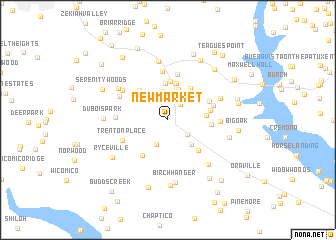 map of Newmarket