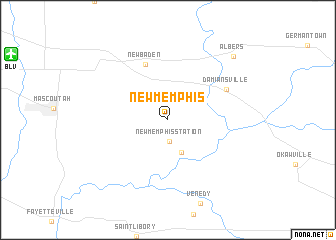 map of New Memphis